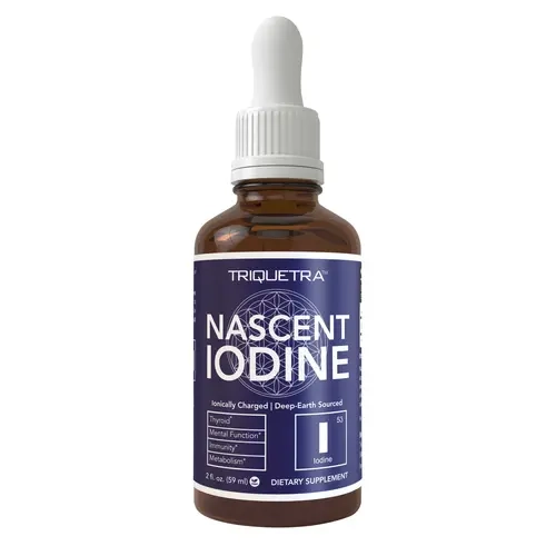 Nascent Iodine Supplement | 400 Servings – 1800 mcg (600 mcg per Drop) – Pure, Clear Liquid – Supports Thyroid Health, Energy & Immunity – Vegan, Glass Bottle (2 oz.)