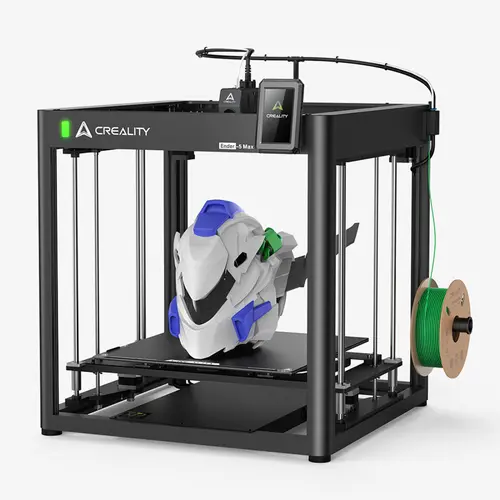 Creality Ender-5 Max CoreXY 3D Printer - Wi-Fi Enabled, 700mm/s High-Speed Printing, 400×400×400mm Large Build Volume, Epoxy Plate, 0.1mm Flawless Layers, Status Lights, 36-Point Auto-Leveling, 1000W Bed Heats to 80°C in 200 Sec