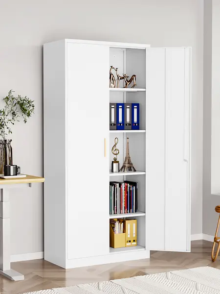 Letaya 71" Tall Freestanding Steel Storage Unit - Steel Frame Organizer with 2 Doors, 4 Adjustable Shelves, Pantry Solution for Home, Garage Furniture, Pantry Cabinet, Freestanding Storage Cabinet, Steel Cabinets DealsforYouDays