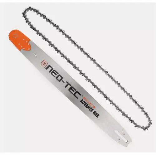 NEOTEC 28-in Metal Guide Bar & Chainsaw Chain Combo - 3/8'' Pitch, 0.058'' Gauge, 92 Drive Links, D-Mount Tail, Compatible with Partner, Jungle, Jansered, Husqvarna 372XP,G372XP,285,390XP,465 Rancher,562XP,CS 2139T,Echo,MT 6500 Power Tools