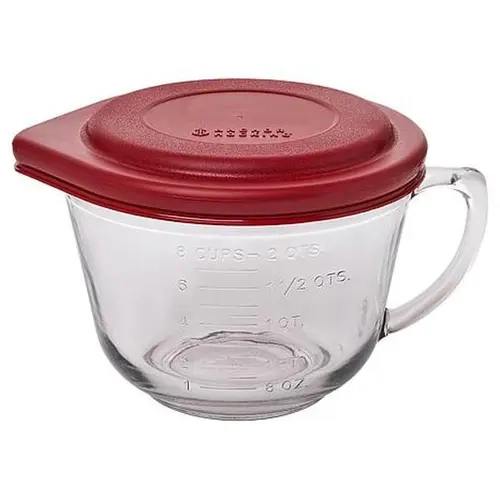 Anchor Hocking 2-Quart Glass Batter Bowl with Lid