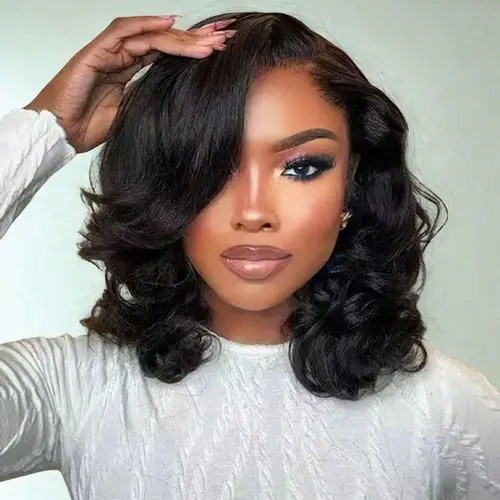[Autumn Sale] Menglle Hair Side Part 7X6 Lace Front Wig Glueless Ready To Wear Human Hair Wigs Natural Color/Brown/Honey Blonde Wig 200% Density#tiktokshopbacktoschool