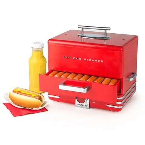 Nostalgia Hot Dog Steamer - Model NHDS206RD