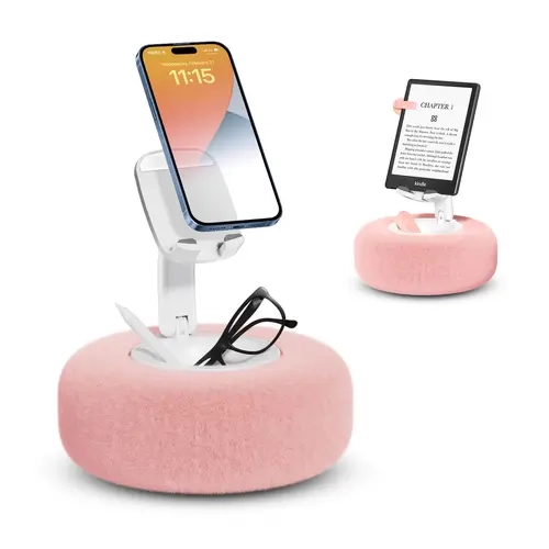 Viozon Bed Phone Holder Mount - Compatible with 3.5-11" Smartphones, Cellphones, Mobile Devices, Kindle & Tablets - Pillow Stand for Reading, Watching Videos & Hands-Free Use