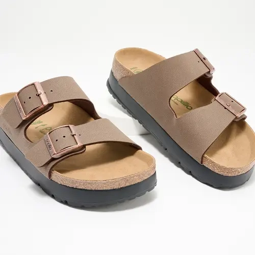 Papillio by Birkenstock Two-Strap Slide Sandal-Arizona Platform