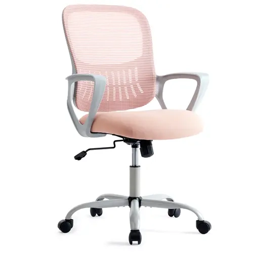 Sweetcrispy Ergonomic Sit Stand Drafting Chair for Desk - Height-Adjustable Seat, Tall Office Chair with Flip-Up Armrests, Adjustable Foot-Ring for Bar-Height Counter Desks