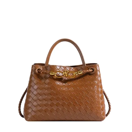 Women's Elegant Woven Stylish Handbag, Fashionable Large-Capacity Shoulder Bag for Work & Daily Use, Casual Trendy Purse, Versatile High-Quality Daily Commuting Bag, Elegant Commuter Bag, New Fashion Handbag
