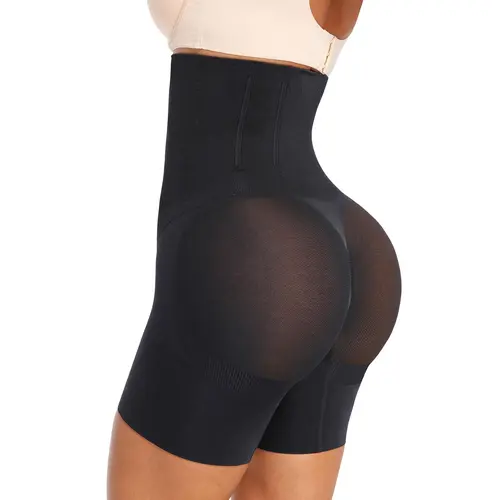 FeelinGirl Shapewear for Women High Waisted Plus Size Compression Shorts Everyday Breathable
