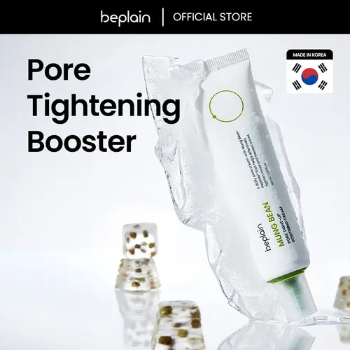 Beplain Mung Bean Peptide Ice Glow Cream - Fragrance-Free Moisturizer for Adults, Pore Tightening, Soothing Silky Milk Texture, Lasting Hydration, Acne-Prone Skin Care