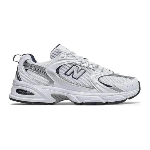 New Balance 530 White Silver Navy Women's Fashion Shoes New