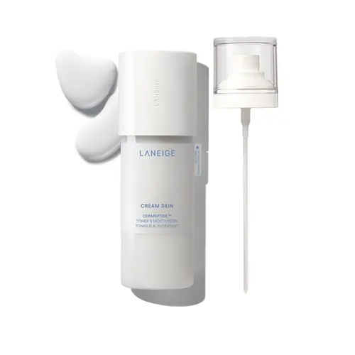 Laneige Cream Skin Toner + Mist Pump Duo, Skincare Bundle, Milky Toner, Korean Skincare, Hydrating, Lightweight Moisturizer