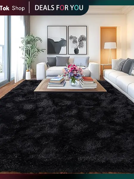 [SummerVibes] MUGORN Multi-Size Super Soft Plush Carpet, Suitable for Living Room and Bedroom, 1.77-Inch Thick Three-Layer Design, Modern Minimalist Style, Easy to Hand Wash, Perfect Home Decoration. Soft Decorative Fluffy Rug, carpet summerwins