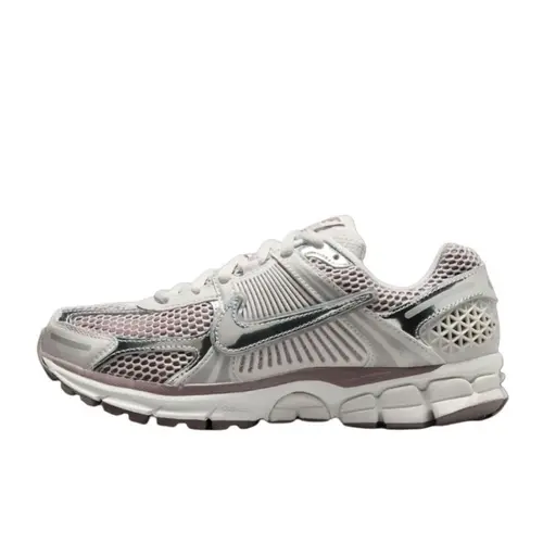 Nike Zoom Vomero 5 Metallic Silver Platinum Violet Women’s Perfect Daily Casual Comfort Fashion Footwear Walking Running Sneakers Shoe Girl