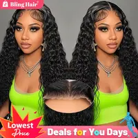 Bling Hair 6x4 Glueless Lace Front Wig 100% Human Hair 180% Density 13x6 Lace Frontal Wig Loose Deep Wave Pre Cut Pre Plucked Hair Line HD Lace Closure Wig For Women Natural Look Easy to Apply #TikTokShopBackToSchool