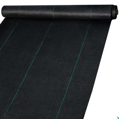 【Fallpicks】VEVOR 6FT×300FT Premium Weed Barrier Fabric Heavy Duty 2.4OZ, Woven Weed Control Fabric, High Permeability Good for Flower Bed, Geotextile Fabric for Underlayment, Polyethylene Ground Cover