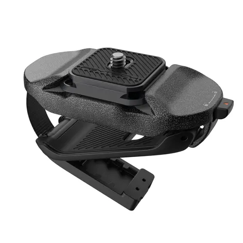PGYTECH Beetle Camera Clip V2+Plate - Aerospace Aluminium Quick-Release Backpack Strap Mount (30kg/66lbs Load), Camera Accessories with Arca-Swiss Plate, SnapLock System, Rubber Grip, 79g Hands-Free for DSLR Mirrorless