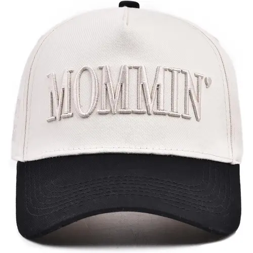 Women's Washed Soft Breathable Classic Baseball Cap - Funny Mommin' Letter Embroidered, Adjustable 3.1-in Brim, 5.5-in Height, 7.8-in Width, Ideal for Commute, Mother’s Day Mom Birthday Gift