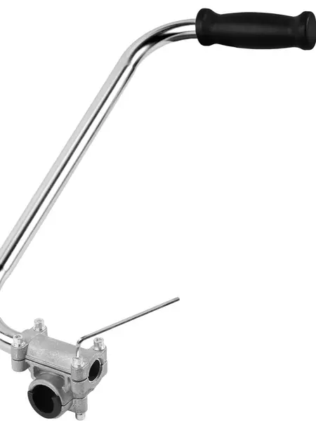 Grass Trimmer Handle, Aluminum Trimmer Handle with Bracket Clip Feature, Multifunctional Garden Trimmer Handle, Power Tool Accessories, Aluminum Construction