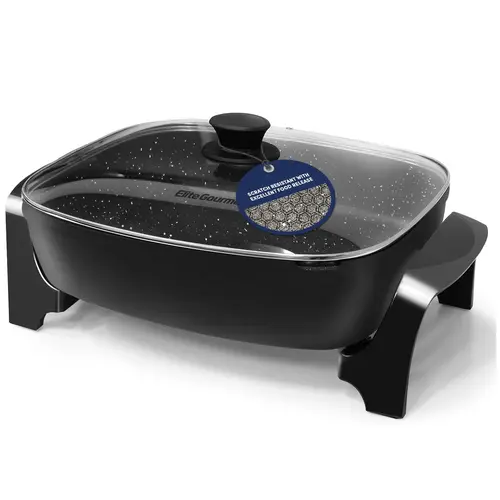 Elite Platinum 10 Qt. Jumbo Electric Skillet w/sy-Pour Spout