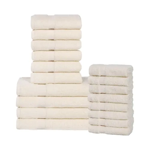Superior Cotton Absorbent 18-Piece Towel Set