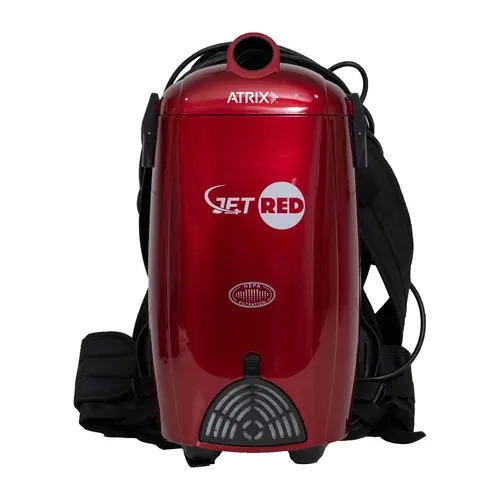 Atrix Jet Red HEPA Backpack Vacuum