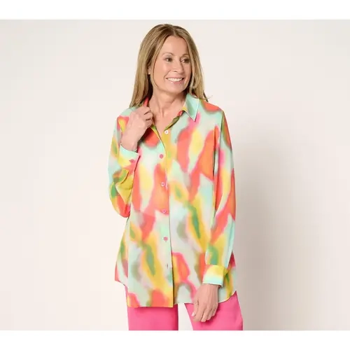 Brandis Dress Out Loud Serving the Curvy Bestie Printed Shirt