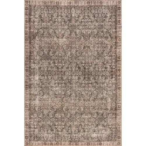 Hillstone Collection Calianna Traditional Vintage Medallion Casual Area Rug - 0.15" Thick Rectangle Indoor Rug, Built for Daily Foot Traffic, Boho Aesthetic Home Decor, Hand-Wash Only, Home Goods for Bedroom Office