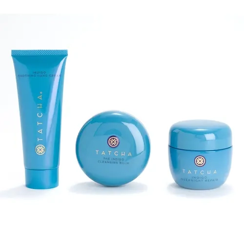 TATCHA Indigo Overnight Cream ,Cleansing Balm & Hand Cream