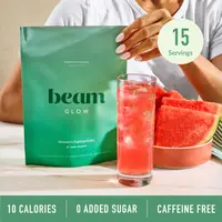 Beam Glow Superblend Beauty Supplement Drink - 15 Single-Serve Packets for Women's Hormone Balance, Skin, Hair, Nail Support (Vegan, Caffeine-Free, Edible Healthcare Product) DealsForYouDays