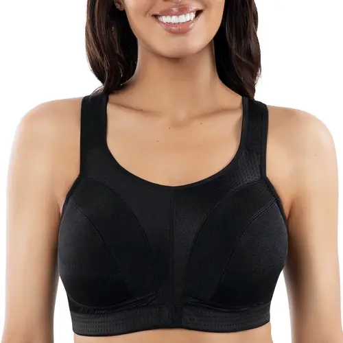 PARFAIT Active P62121 Wirefree Full Busted and Full Coverage Mid-high Impact Unlined Sports Bra