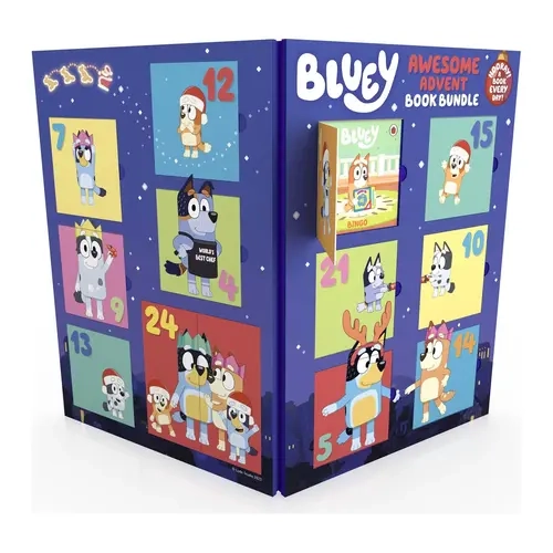 Bluey Awesome Advent Calendar Book Bundle