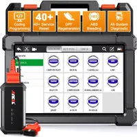 ANCEL X7HD 10.1" Heavy Duty Truck OBD Scanner - 10.1" Tablet, Android 11 + 2GHz CPU for Smooth Use, Full System Diagnostics, Bidirectional Control, DPF Forced Regen, ECU Coding, 40+ Resets, 2 Years Free Updates for Cummins, Caterpillar