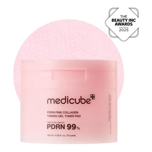 [medicube] PDRN Pink Collagen Gel Toner Pad | PDRN Jelly Toner Pad | 99% Salmon DNA, PDRN, Uneven skintone, Korean skincare