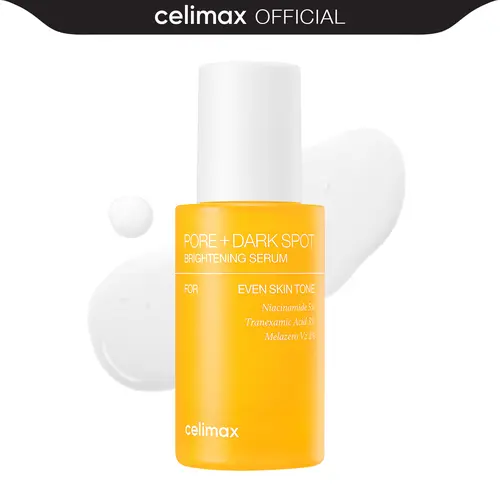 [celimax official] Pore+Dark Spot Brightening Serum 30ml | Gel-like Serum for Enlarged Pores with Niacinamide, Tranexamic Acid, Pore Minimizer, Non-Irritating, Hydrating, hyperpigmentation