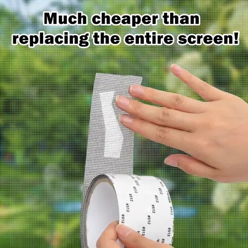 1 Count Premium Screen Repair Tape, Durable And Tear-Resistant Strong Adhesive