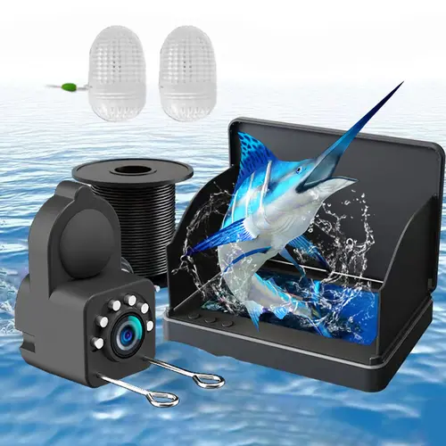 XHJ Underwater HD Fishing Camera with 4.3in 1080P Color Monitor, Waterproof Lowlight Fish Find Night Vision, Compact Size, Versatile Use Accessories, Sea/River Fishing Gear, Outdoor Gifts for Men