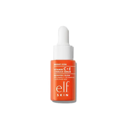 e.l.f. Vitamin C + E + Ferulic Serum 15% - Brightening Face Serum, Helps Reduce Dark Spots & Fine Lines, Fast-Absorbing, Vegan Cruelty-Free i
