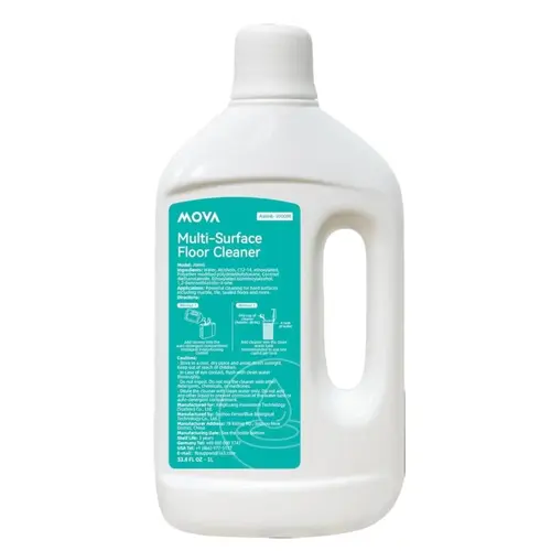 Mova Safe Robot Vacuum Cleaning Solution - 33.8 fl oz, Stain Removal for Hard Floors (Hardwood, Tile), Compatible with P50 Pro, P10 Pro, P10, S20 Mopping Vacuums, Home & Dorm Essentials