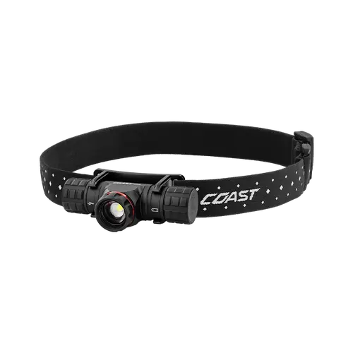 COAST XPH30R 1200 Lumen USB-C Rechargeable Dual Power Headlamp with Twist Focus Beam and Magnetic Base