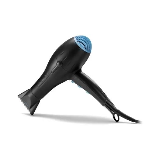 BIO IONIC OFFICIAL: PowerLight Pro-Dryer - Powerful Lightweight Hair Dryer For Smooth, Silky Hair, Prevents Frizz, Fast Precision Styling Tool with Adjustable Heat & Speed, For All Hair Types
