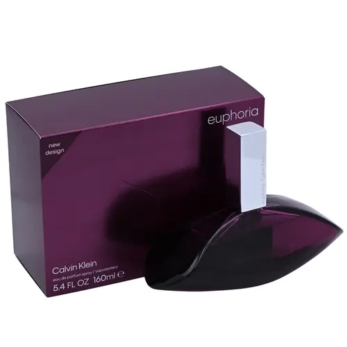 Calvin Klein Euphoria Women's EDP Perfume Spray - 5.4 fl oz Eau Perfume, Mysterious Exotic Floral-Amber Fruity Scent, Floral-Woody Notes, Exciting Modern Elegant Vibe, New Box Pack, EDP Liquid, EDP Sprays, Fragrance, Flowery Women's Fragrance