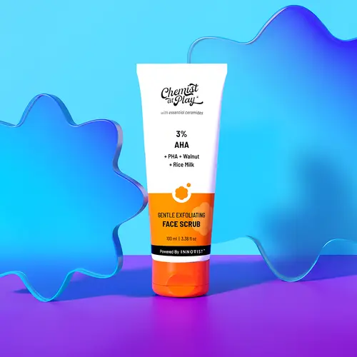 Gentle Exfoliating Face Scrub for Clear & Glowing Skin - 3.38fl oz | Helps Remove Blackheads | Exfoliates Dead Skin