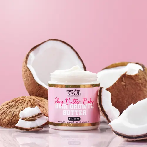 Shay Butter Baby Moisturizing Hair Growth Butter - Unisex Hydrating Moisturizer with Natural Butters, Damp/Dry Apply, All Hair Types Support, 8oz Haircare Product, Hydrate, Adults