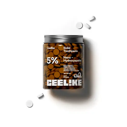 CEELIKE Solid Toothpaste - Fluoride-Free, Eco-Friendly, Portable, Travel Friendly, Non Toxic, Gentle Minty Fresh | Natural Oral Care, Fluoride-Free Hydroxyapatite, Fresh Breath Toothpastes