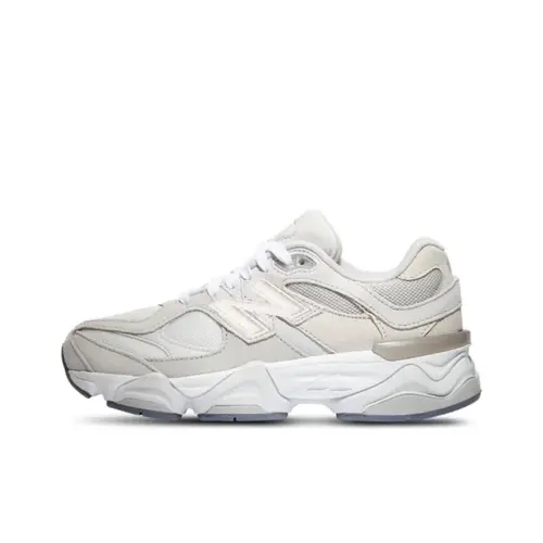 New Balance 9060 Silver Grey Suede Women's All Season Sneakers - Comfy Trendy Walking, Athletic Training & Gym Footwear with Foam Cushioning