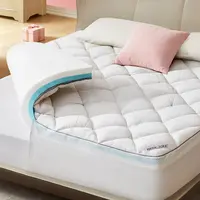SummerWins【BEDLORE】2PCS/Set 4" Dual Layer Memory Foam Mattress Topper, Medium Support (2" Gel Foam + 2" Cooling Pillow Top), Breathable & Soft with Deep Pocket Fitted Sheet, Perfect for Bedroom Sleep