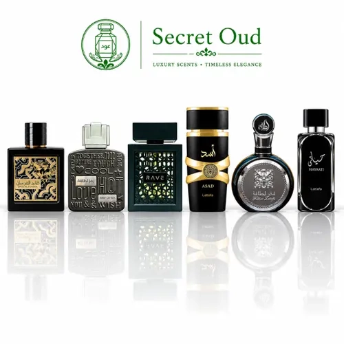 Qaed al fursan + Ramz Silver + Now Black + Asad + Fakhar lattafa man + Hayaati Black