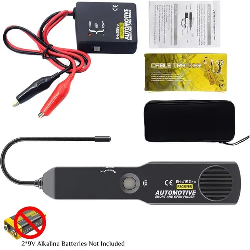 1 Car Circuit Tester - Vehicle Automotive Cable Wire Tracer Analyzer Set, 9-42V DC Voltage Check Tool for Mechanics, Car Repair & Diagnostics Inspection Accessory