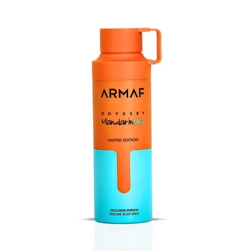 Odyssey Mandarin Sky Limited Edition Deodorant Spray 200ml (6.8 oz) by Armaf | Fresh, Rich & Unforgettable