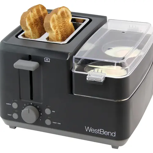 West Bend Breakfast Station Toaster and Egg Coo ker